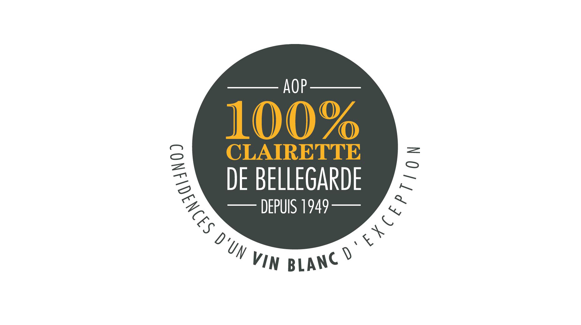 Logo de l'AOP "Clairette de Bellegarde"
