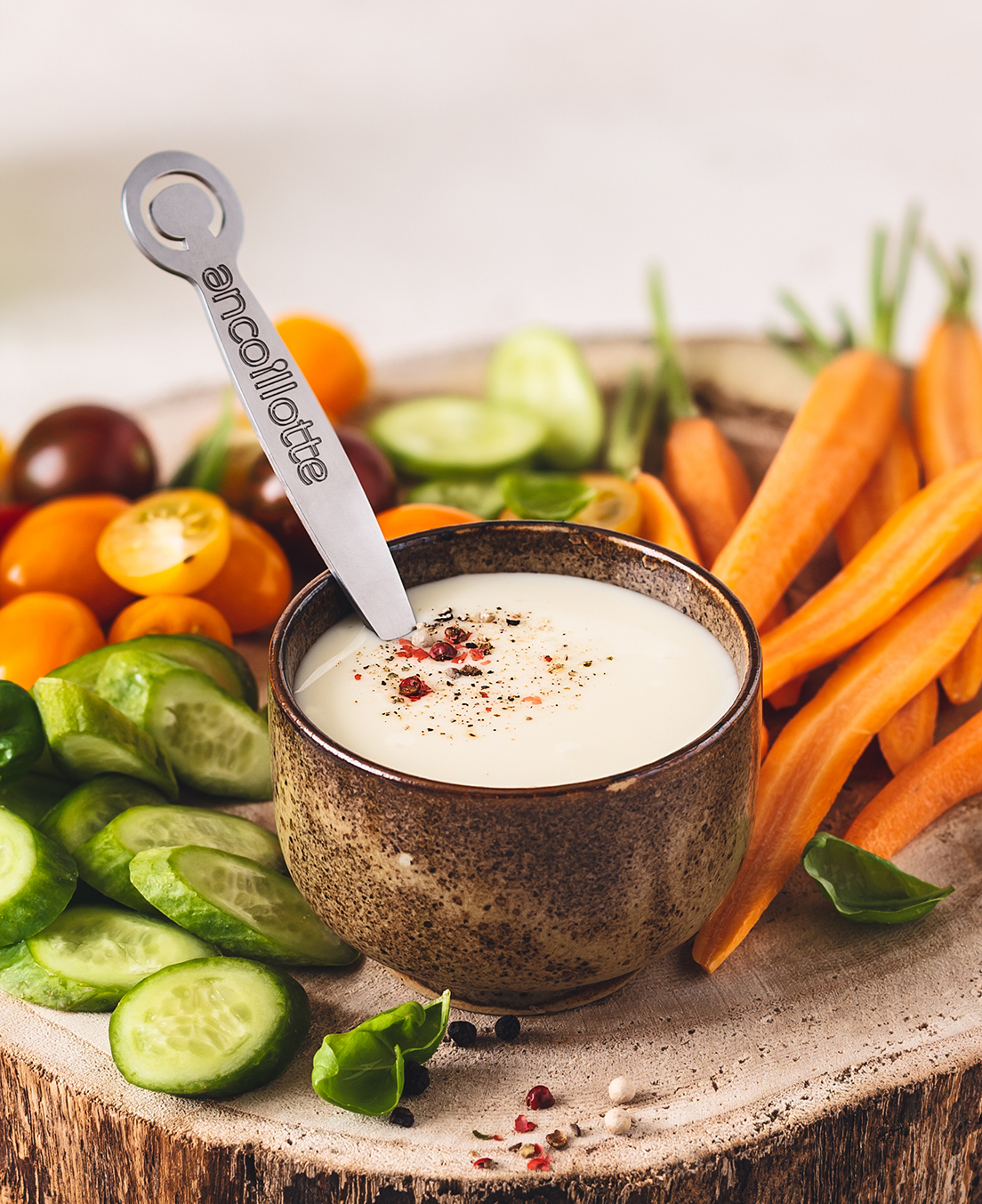 Cancoillotte sur un plateau