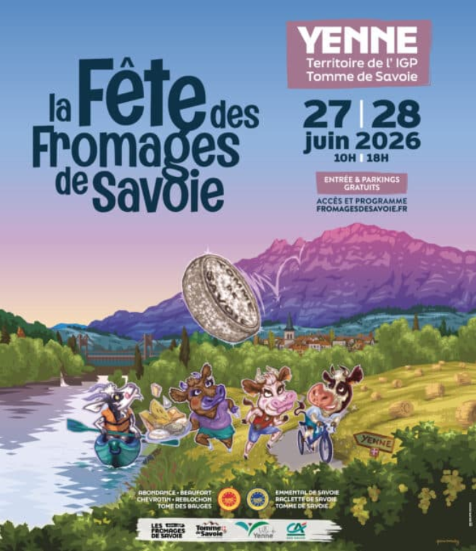 affiche fête des fromages