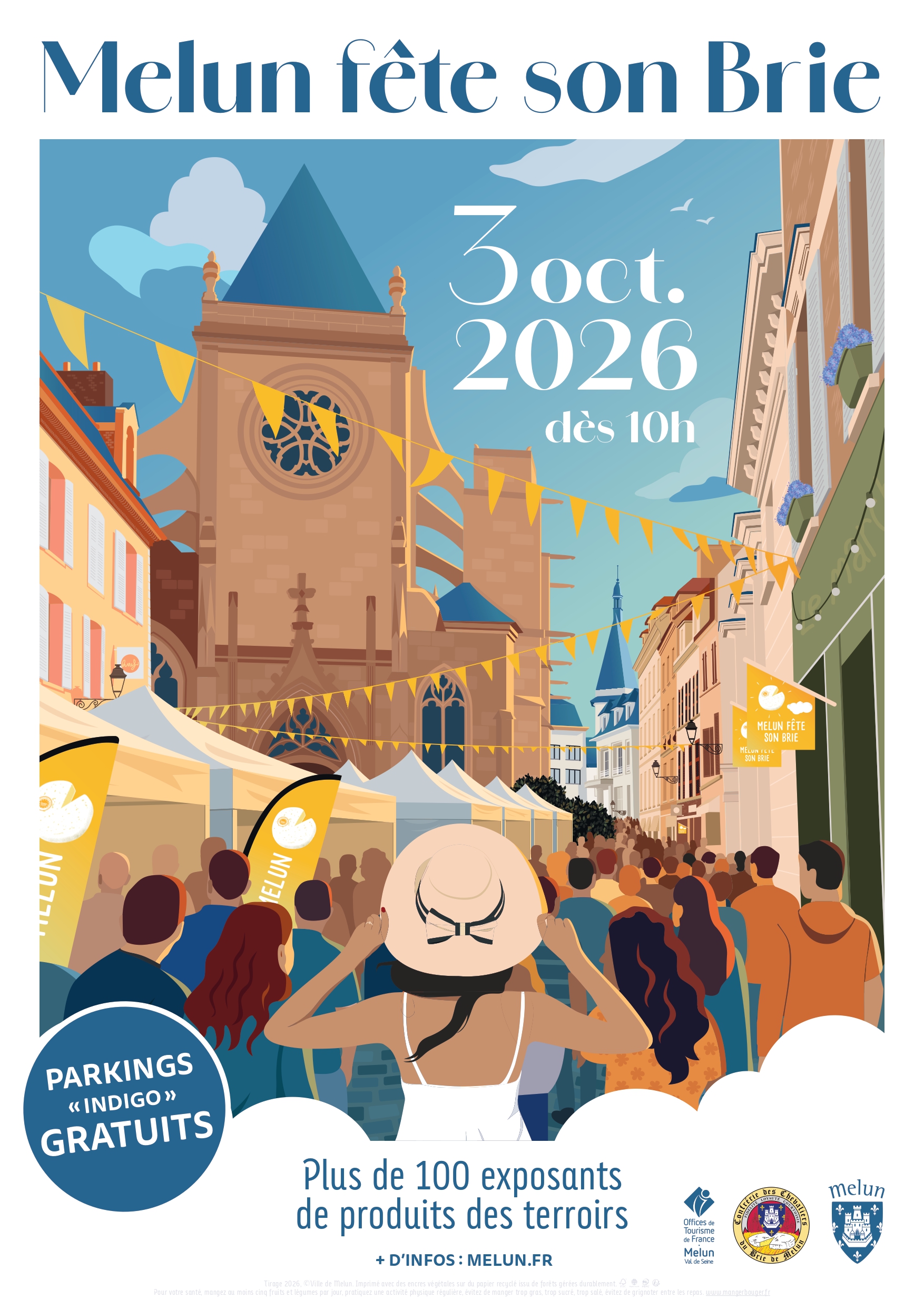 Melun fête son Brie, 3 octobre 2026 dès 10h