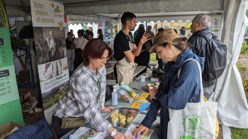 Photographie du stand du Ministère de l'Agriculture et de la Souveraineté alimentaire au salon Tech&Bio 2023