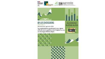 Couverture de la publication Les exploitations produisant sous SIQO (hors bio) en Auvergne-Rhône-Alpes (2024)