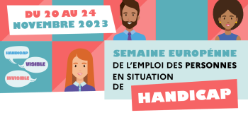 Visuel, Semaine européenne de l'emploi des personnes en situation de handicap