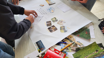 Atelier organisé lors de l'événement de sensibilisation sur les SIQO organisé au lycée du Valentin dans la Drôme.