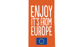 Logo de la campagne "Enjoy, it's from Europe"