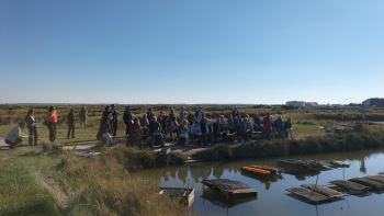 Visite de la cité de l'Huître et de son marais d'affinage par les participants aux Assises de l'origine