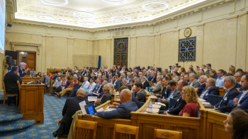 Photographie prise dans la salle Colbert, lors du colloque organisé à l'Assemblée nationale par le député Christophe Marion : "L'INAO, 90 ans au service de l'agriculture française"