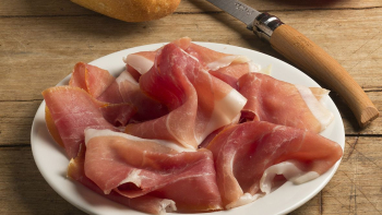 Assiette de chiffonnade de Jambon de Bayonne