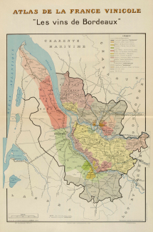 Atlas de la France Vinicole "Les vins de Bordeaux" - 1941