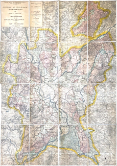 Plan de délimitation Côtes du Rhône 1938