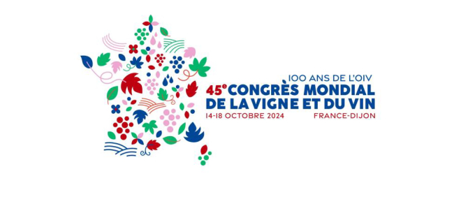 Logo du 45e Congrès mondial de la Vigne et du Vin