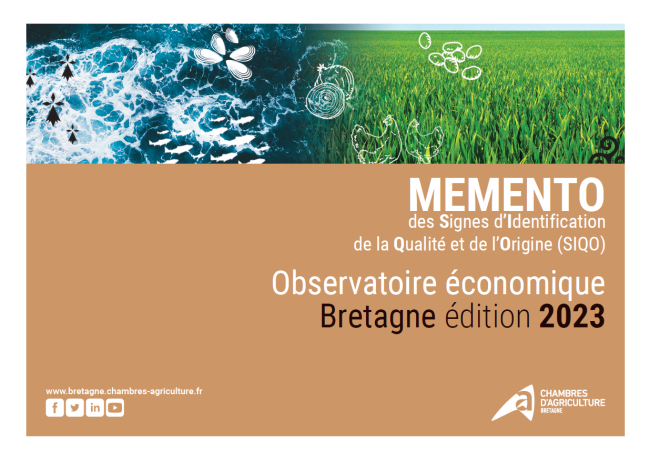 Couverture du Memento des SIQO en Bretagne