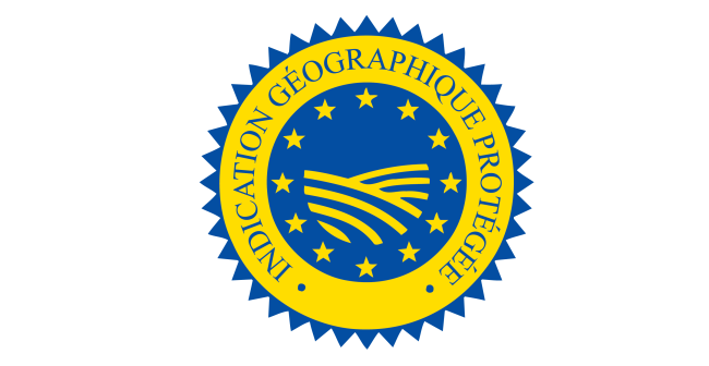 Logo de l'IGP, indication géographique protégée.