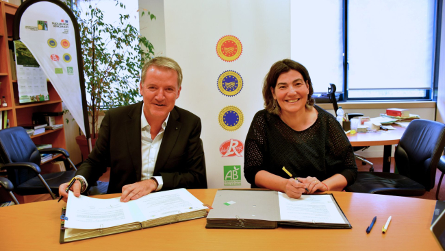 Signature convention de partenariat INAO - CGA pour la période 2025-2028