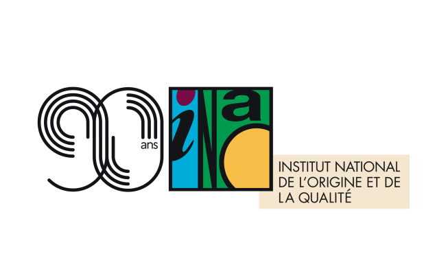Logo des 90 ans de l'INAO