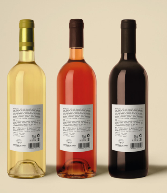 bouteilles terres du midi