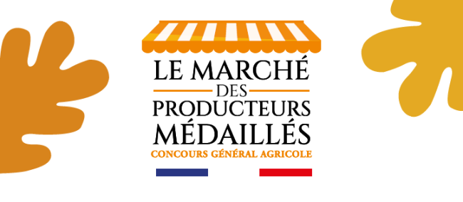 Logo du marché des producteurs médaillés du Concours Général Agricole